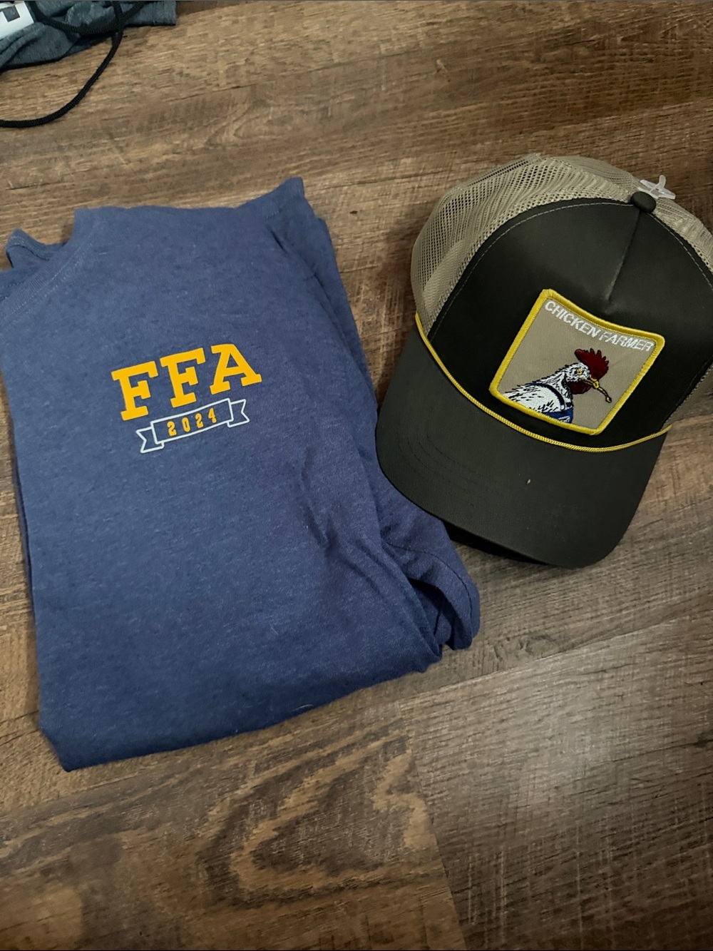 FFA Long Sleeve Graphic Tee and brand new hat